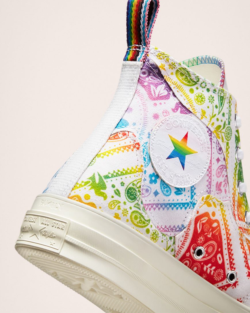 Tenisky Vysoke Converse Chuck 70 Pride Damske Biele Červené | SK DIKFE0